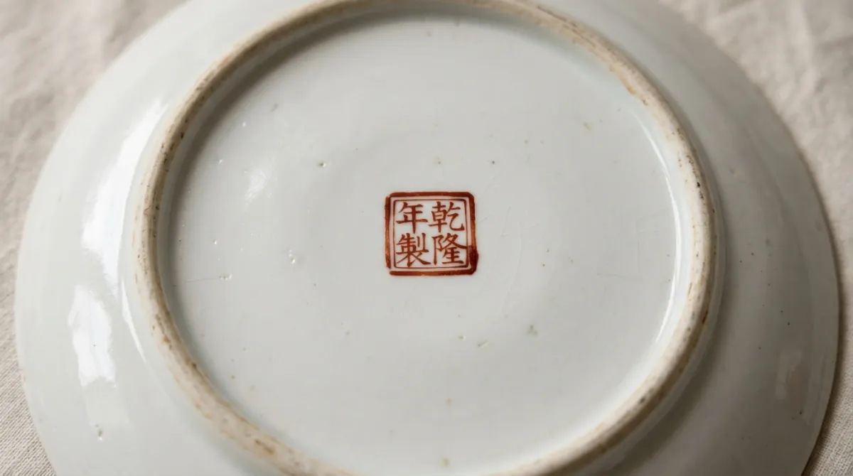 A six-character underglaze-blue reign mark